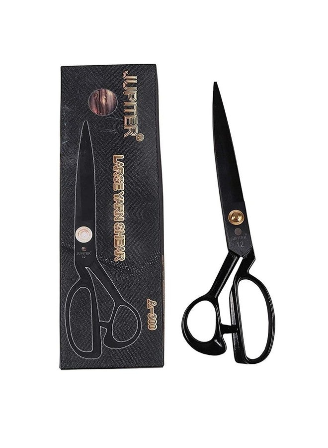 Jupiter A-250 (Black) 10 Inches, Western Tailoring Scissor, Stainless Steel, Multipurpose Use (10 Inch), Black - Set Of 1 - Image 4